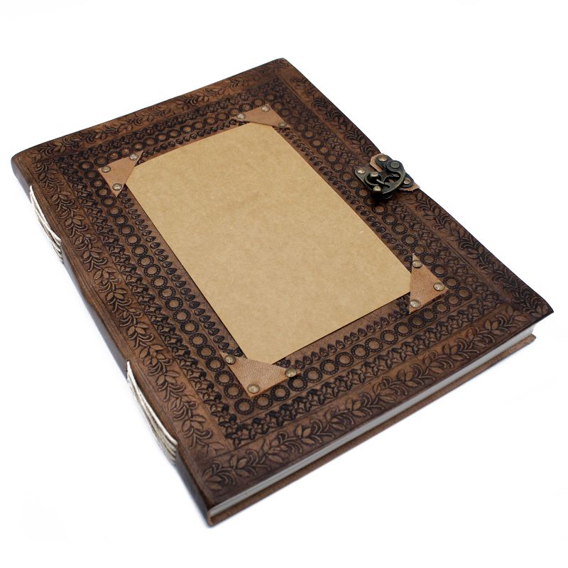 Huge Customisable Visitor Leather Book 25x32.5 cm (200 pages)