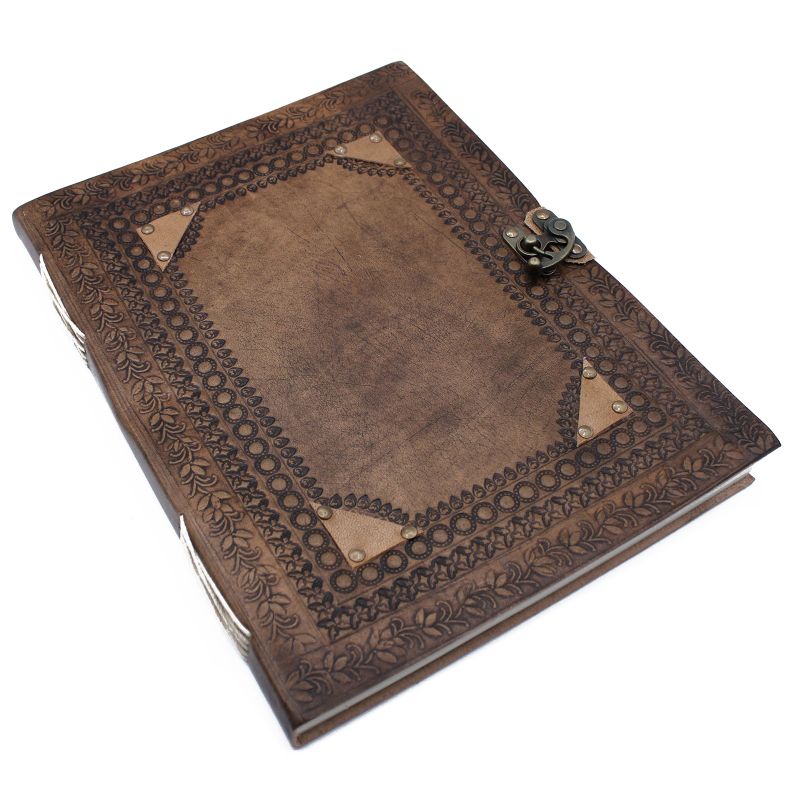Huge Customisable Visitor Leather Book 25x32.5 cm (200 pages)