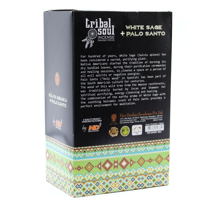 Tribal Soul Incense - White Sage + Palo Santo