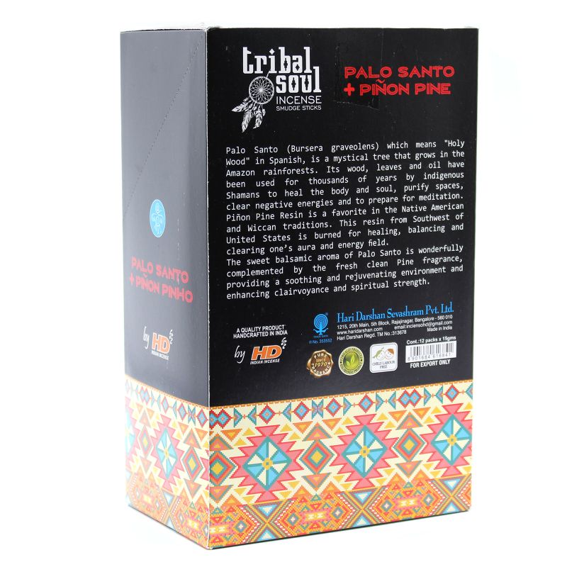 Tribal Soul Incense - Palo Santo + Pinon Pine
