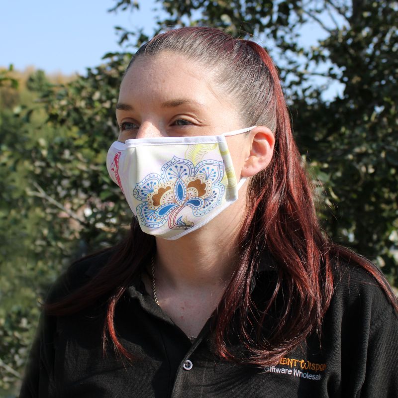 Reusable Fashion Face Mask - Mandala Parrot (Adult)