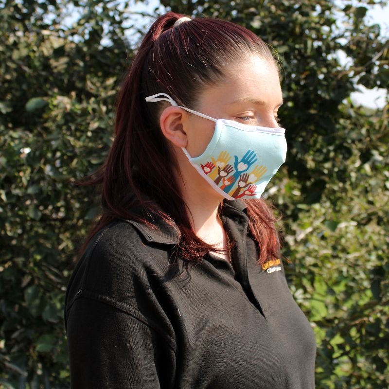Reusable Fashion Face Mask - Love Hands (Adult)