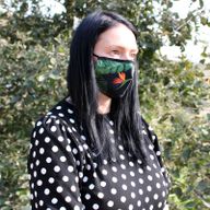 Reusable Fashion Face Mask - Green Jungle (Adult)