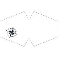 Reusable Fashion Face Mask - Nautical Compass (Adult)