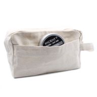 Natural Cotton Toiletry Bag 10 oz - Classic Square