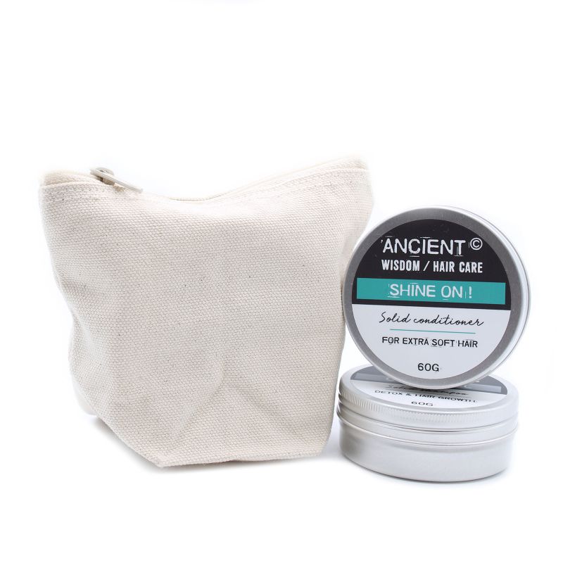 Natural Cotton Toiletry Bag 10 oz - Mini Pouch