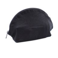 Black Cotton Toiletry Bag 10 oz - Moon Bag