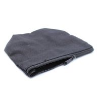 Black Cotton Toiletry Bag 10 oz - Moon Bag