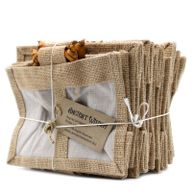 Pure Jute and Cotton Window Gift Bag - Two Windows Natural