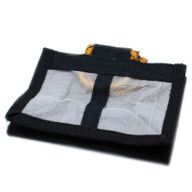 Pure Jute and Cotton Window Gift Bag - Two Windows Black