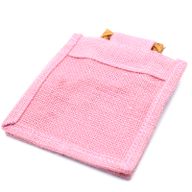 Pure Jute and Cotton Window Gift Bag - One Window Rose