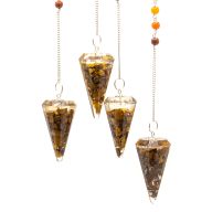 Orgonite Power Chakra Pendulum - Tiger Eye