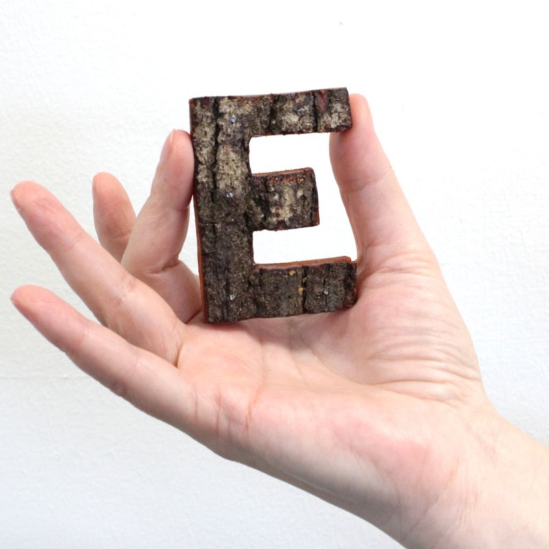 Rustic Bark Number - Display Box & Starter 40 x 12 - 7cm