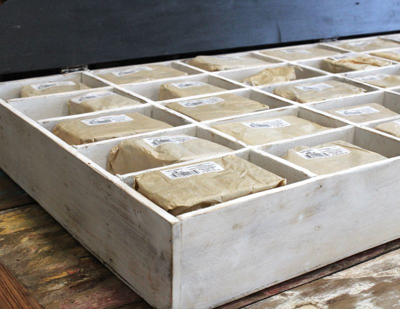 Rustic Bark Number - Display Box & Starter 40 x 12 - 7cm