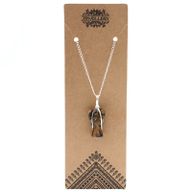 Gemstone Guardian Angel Pendant - Tiger Eye