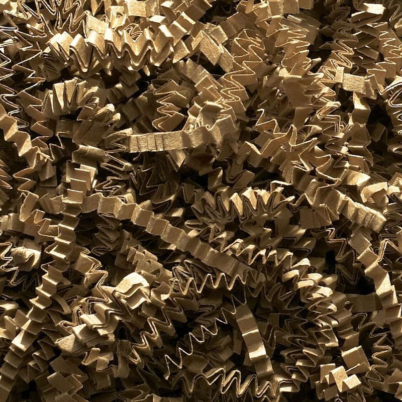 ZigZag DeLux Shredded Paper - Kraft  (1KG)