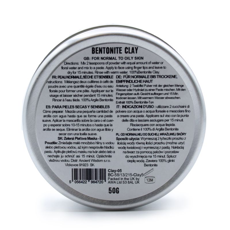 Bentonite Clay Face Mask 80g