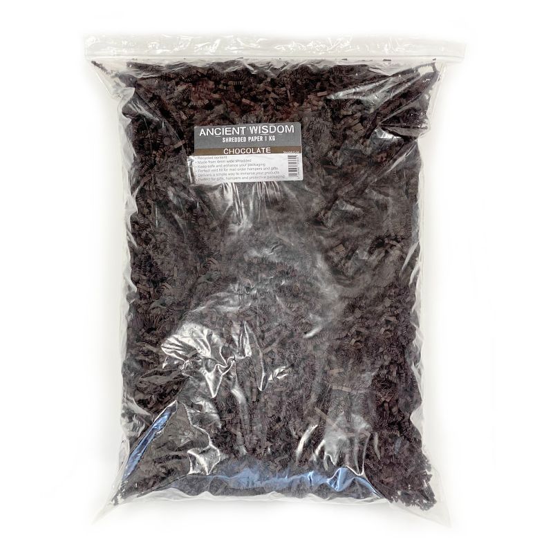 ZigZag DeLux Shredded Paper - Chocolate (1KG)