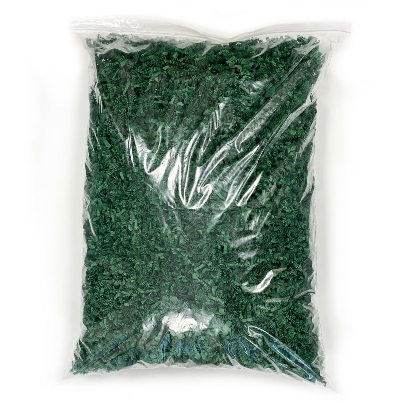 ZigZag DeLux Shredded Paper - Forest Green (1KG)