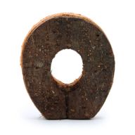 Rustic Bark Letter - "O" - 7cm