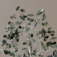 Gemstone Tree with Orgonite Base - 160 Stones - Moss Agate