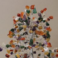 Gemstone Tree with Orgonite Base - 320 Stones - Multi