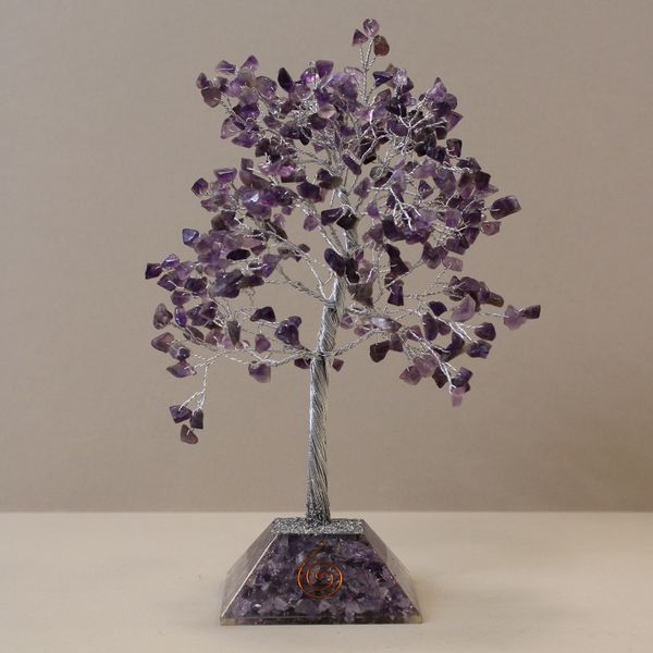 Gemstone Trees with Orgonite Base