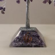 Gemstone Tree with Orgonite Base - 320 Stones - Amethyst