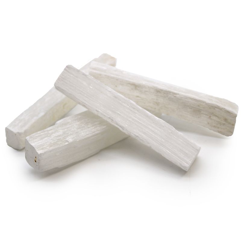 Selenite Stick Raw Crystal - Natural Stone 7-10 cm
