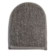 Bamboo & Linen Bath Mitt - Charcoal
