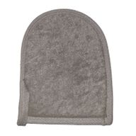Bamboo & Linen Bath Mitt - Charcoal