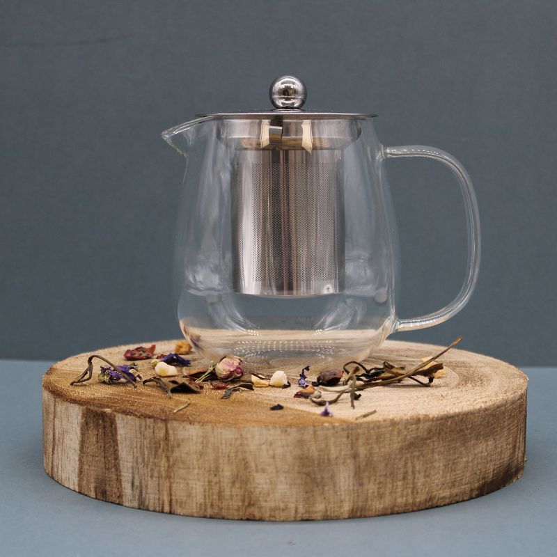 Glass Infuser Teapot - Contemporary - 550ml - Gift Boxed