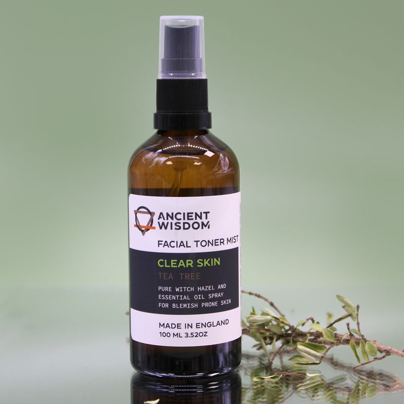 Facial Toner Mist - Witch Hazel with Tea Tree 100ml