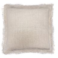 Linen Cushion Covering 45x45cm with Fringe