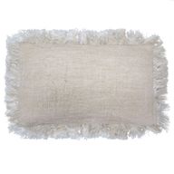 Linen Cushion Covering 30x50cm with Fringe
