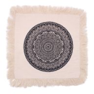 Traditional Mandala Cushion Covers 45x45cm - Black