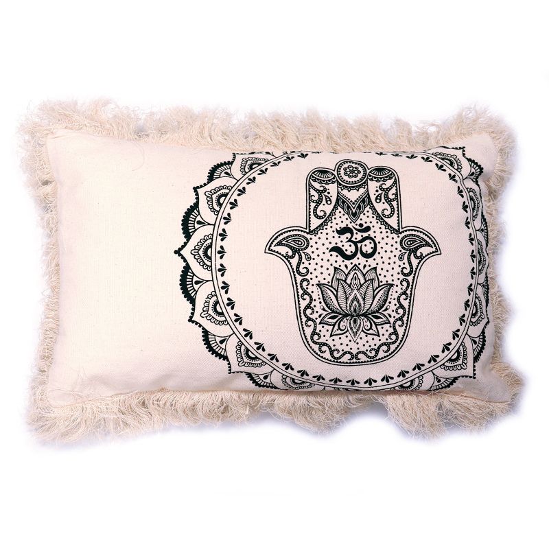 Hamsa Mandala  Cushion Covers 30x50cm - Green