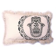 Hamsa Mandala  Cushion Covers 30x50cm - Green