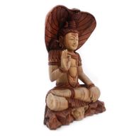 Hand Carved Statue - 50cm Shiva with Cobra