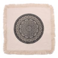 Traditional Mandala Cushion Covers - 60x60cm - Black