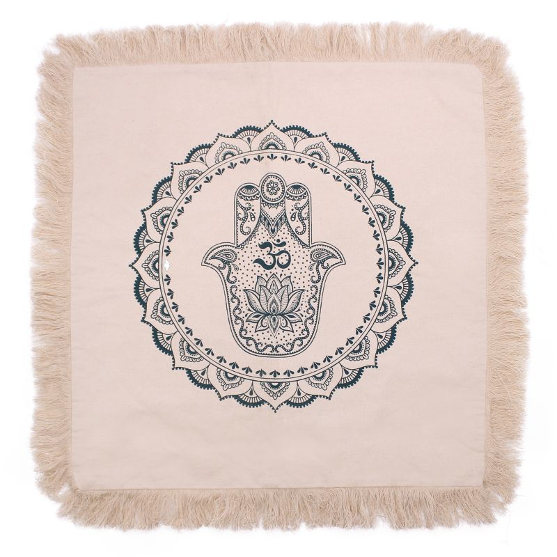 Hamsa Mandala Cushion Covers 60x60cm - Green