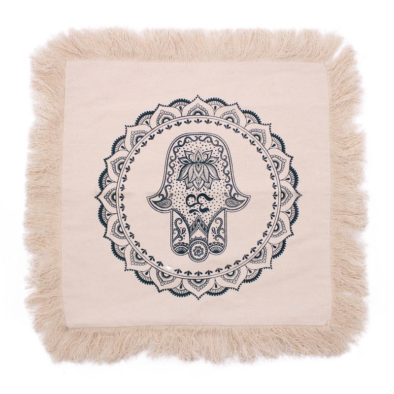 Hamsa Mandala Cushion Covers - 45x45cm - Green