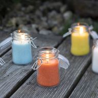 Pure Olive Wax Jar Candle 120x70 - Mandarin
