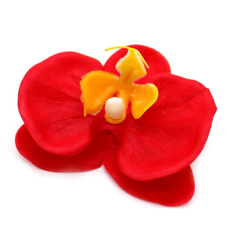 Craft Soap Flower - Orchid - Red