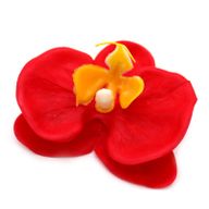 Craft Soap Flower - Orchid - Red