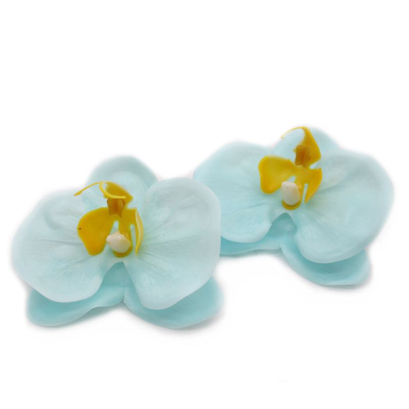 Craft Soap Flower - Orchid - Blue