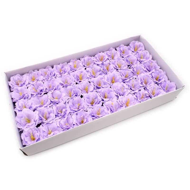 Craft Soap Flower - Small Peony - Light Purple