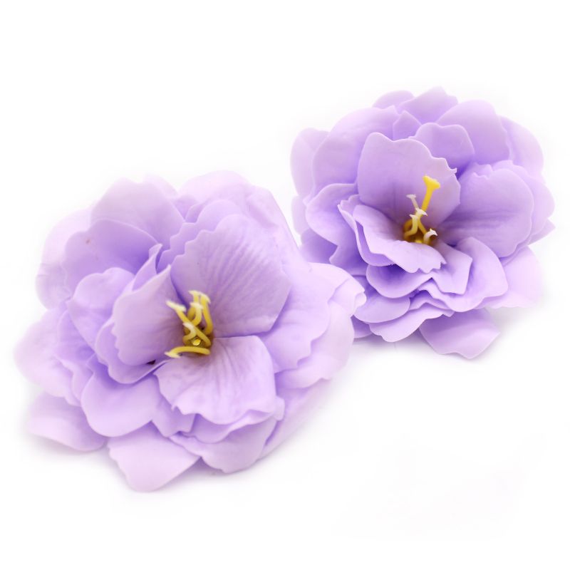 Craft Soap Flower - Small Peony - Light Purple