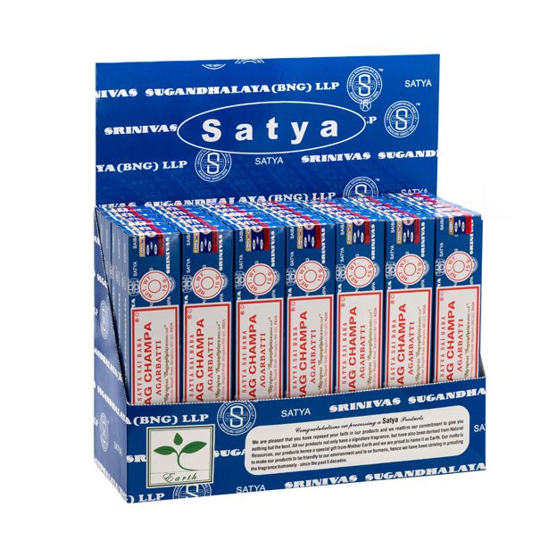 Satya Nag Champa Sticks 15 gms in a Display Box