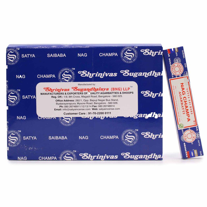 Satya Nag Champa Sticks 15 gms in a Display Box